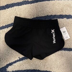 Hurley Women's Black Athletic Shorts